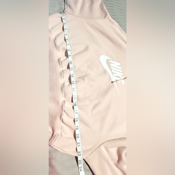 Nike Women's Cropped Pink Hoodie Size S - Picture 5 of 7